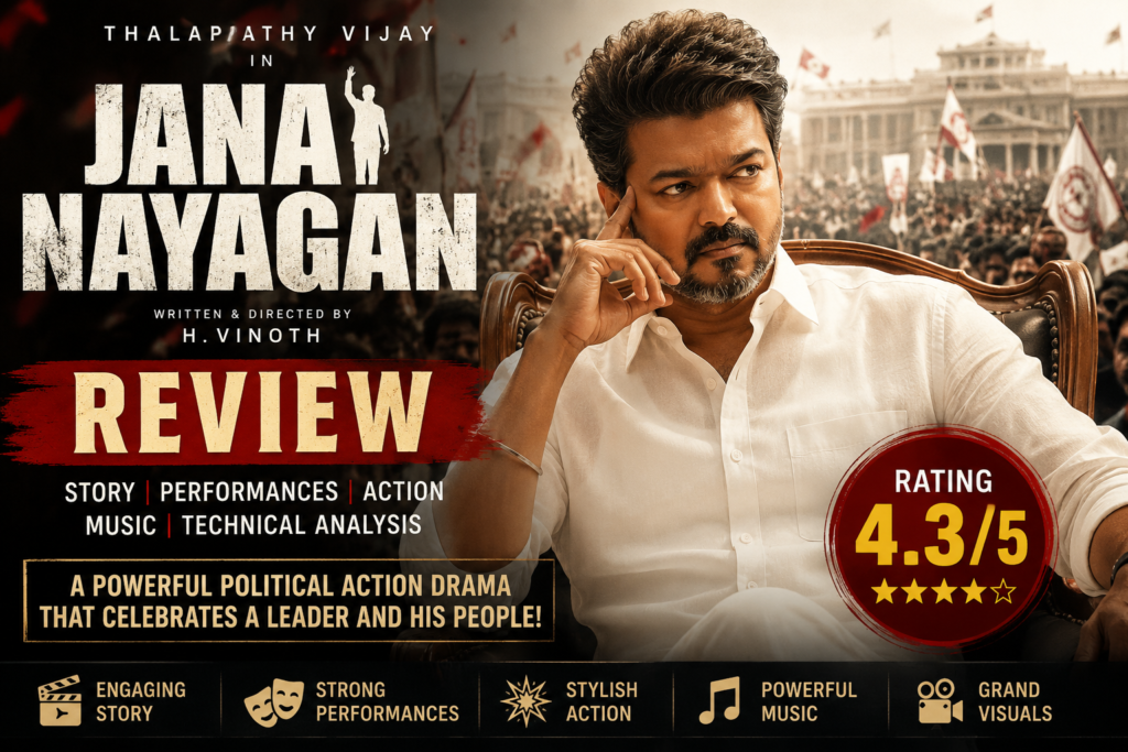 Jana Nayagan review featuring Vijay