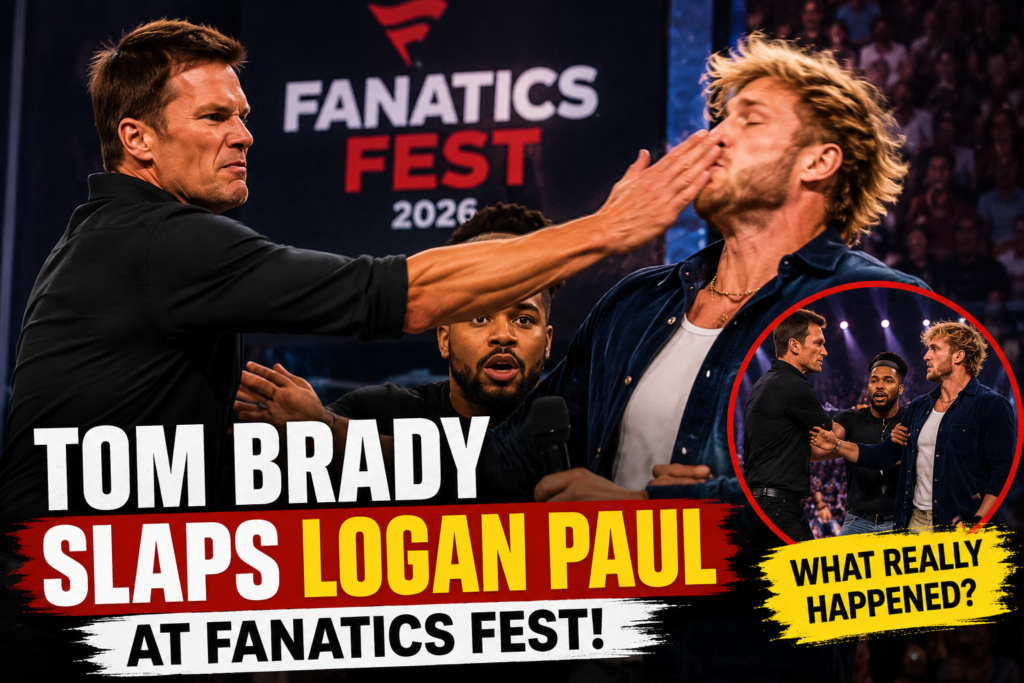 Tom Brady Slaps Logan Paul at Fanatics Fest What Really Happened