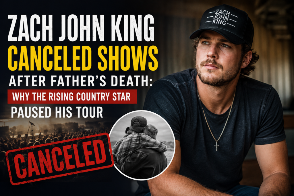 Zach John King Canceled Shows After Father's Death: Why the Rising Country Star Paused His Tour