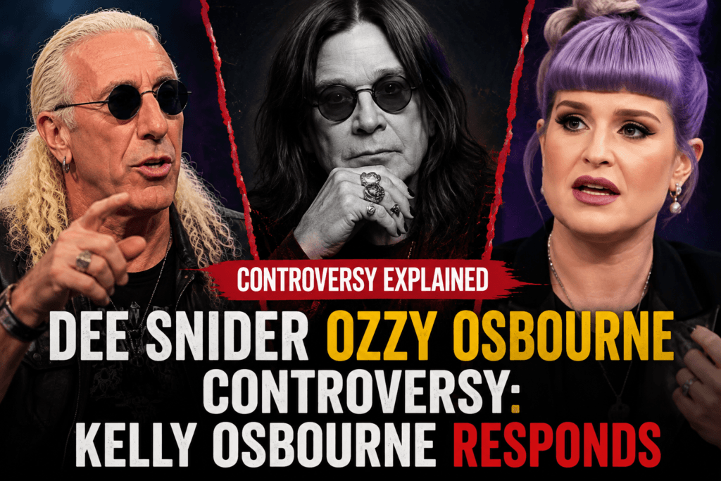 Dee Snider Ozzy Osbourne controversy featuring Kelly Osbourne’s response