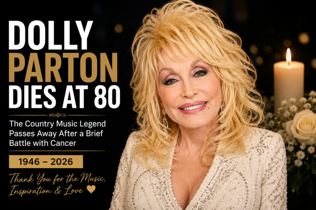 Dolly Parton dies at 80 after a brief battle with cancer