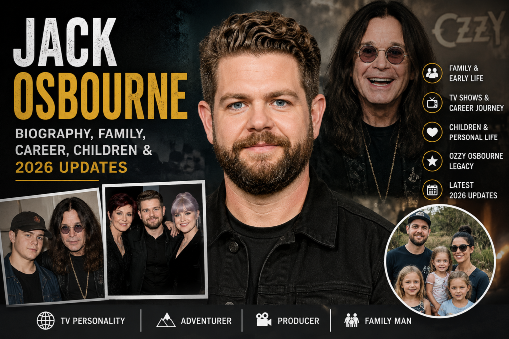 Jack Osbourne biography featuring his family, career, children and 2026 updates