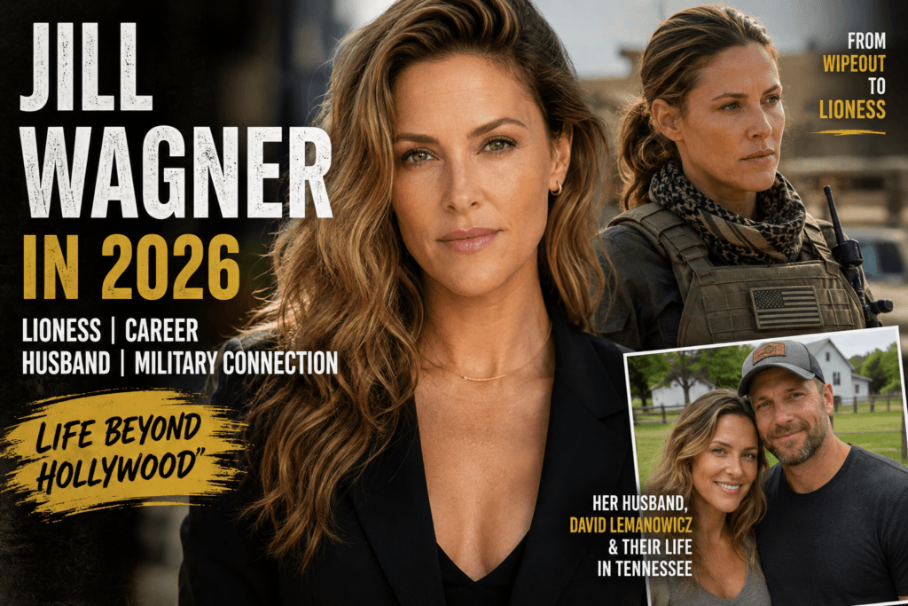 Jill Wagner in 2026 as Bobby in Lioness, with career and family highlights