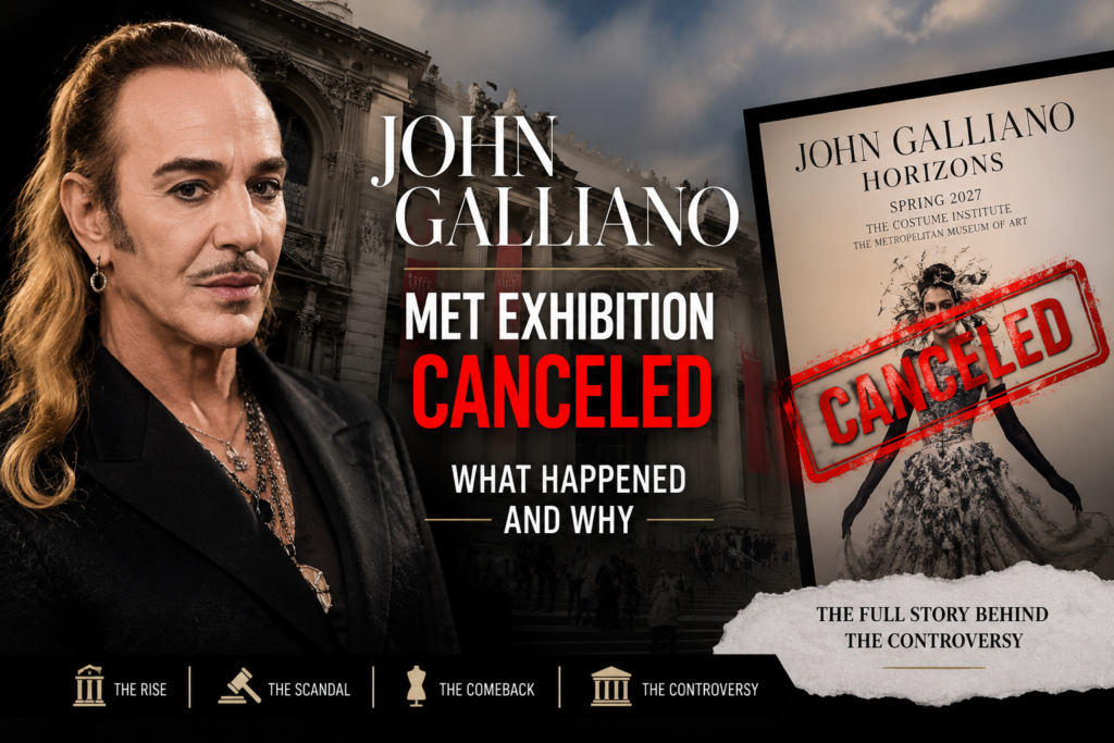 John Galliano and the Met exhibition canceled for 2027 amid controversy