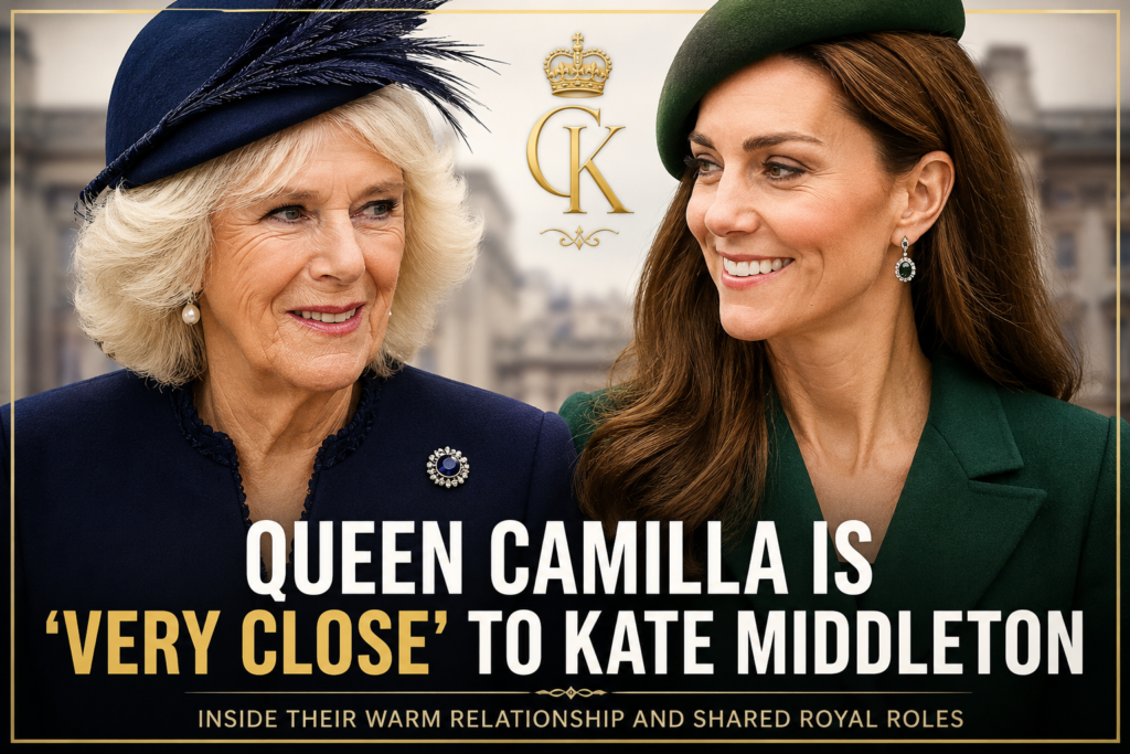 Queen Camilla and Kate Middleton share a warm relationship