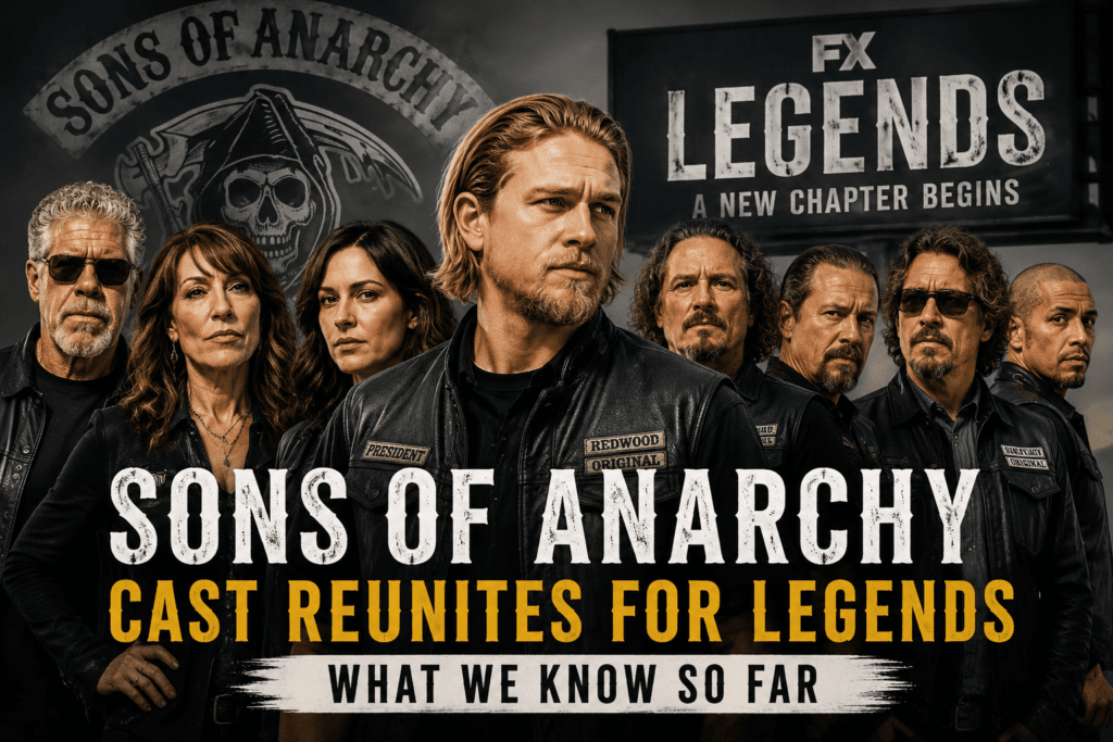 Sons of Anarchy cast reunion featuring Charlie Hunnam and returning stars for FX’s Legends.