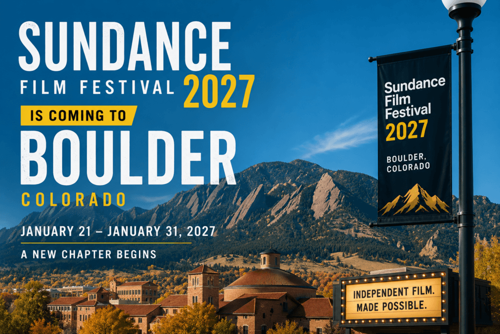 Sundance Film Festival 2027 coming to Boulder, Colorado