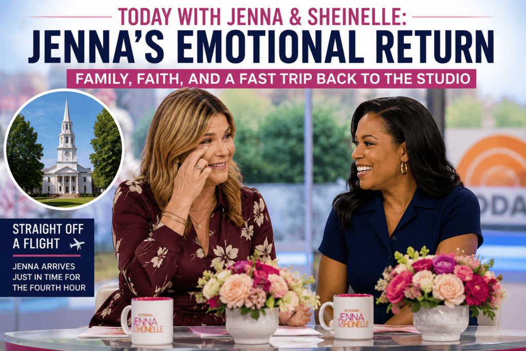 Jenna Bush Hager and Sheinelle Jones on Today With Jenna & Sheinelle after Jenna's family trip to Maine