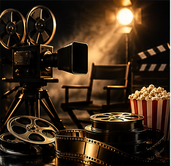 CLIMAX Magazine Movies category with cinematic film elements