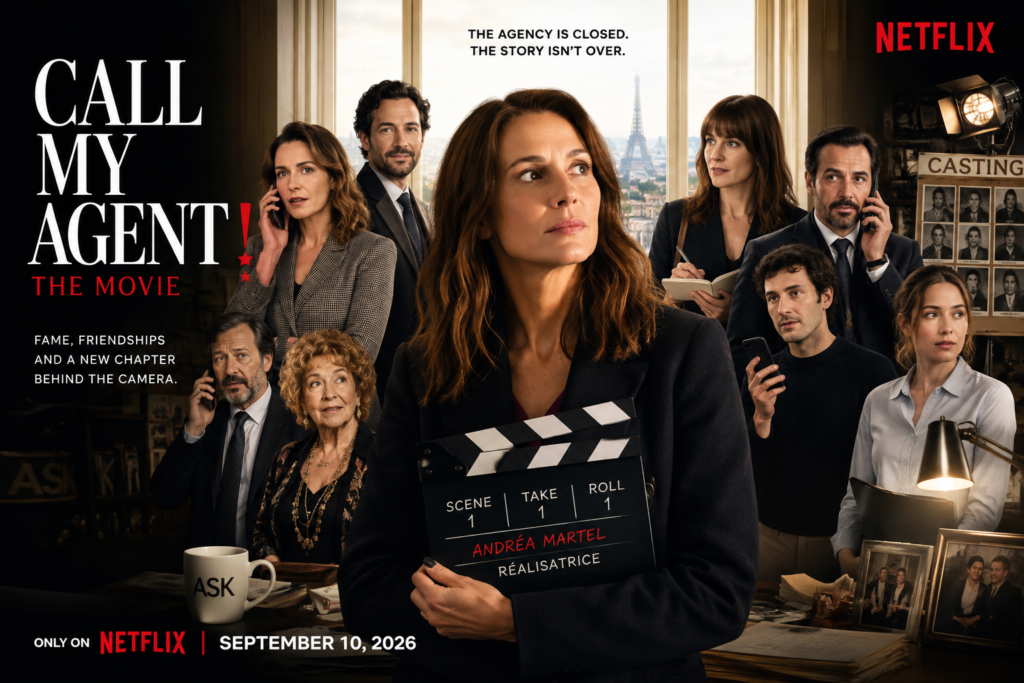 Call My Agent! The Movie cast with Camille Cottin as Andréa Martel