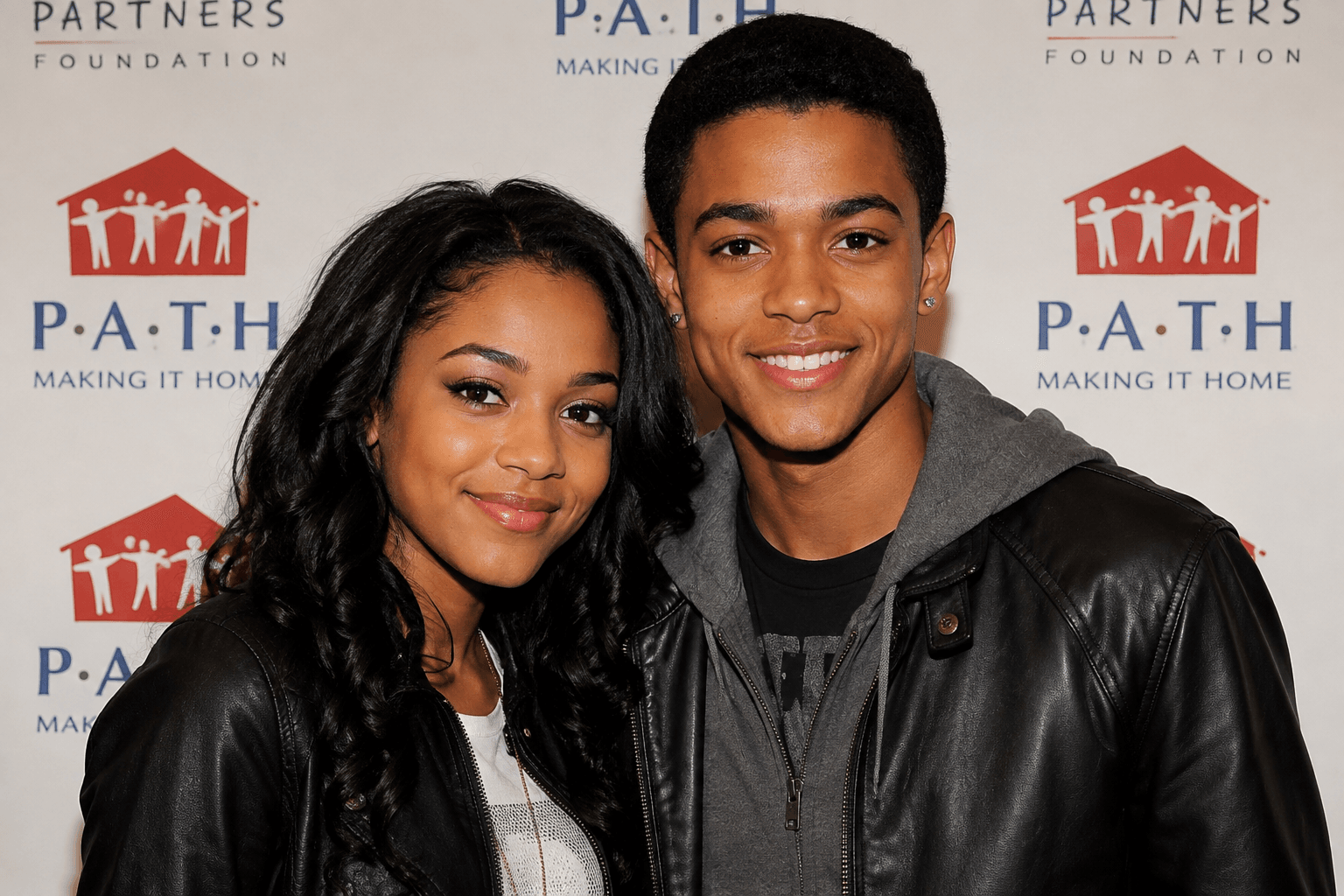 Carla Jeffery with her twin brother Carlon Jeffery