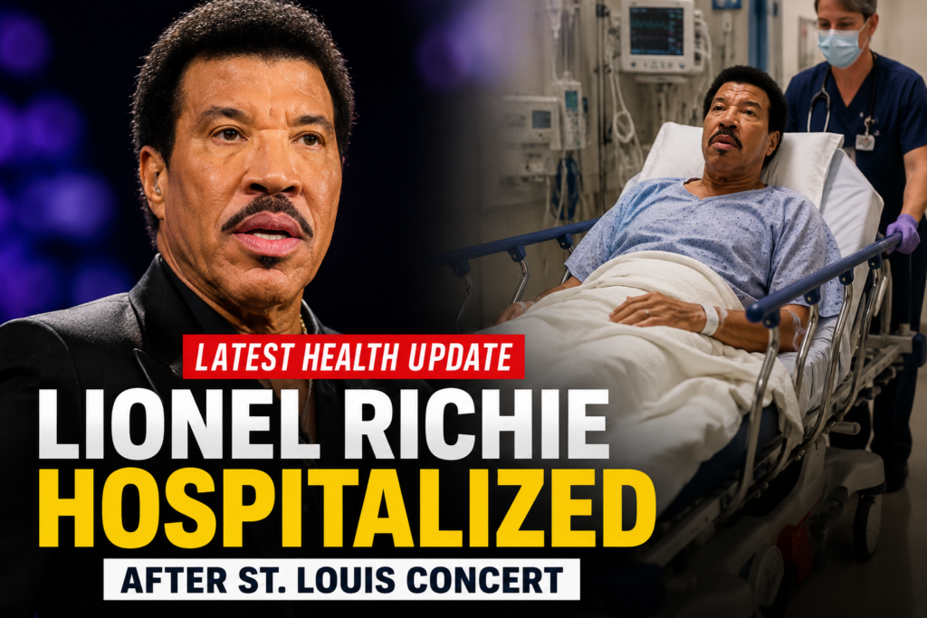 Lionel Richie hospitalized after St. Louis concert for medical evaluation